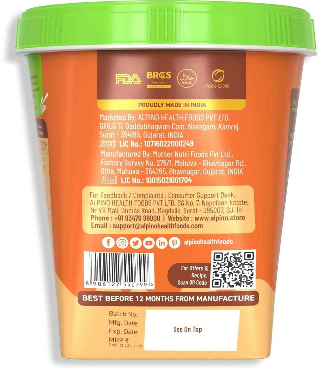 Alpino High Protein Jaggery Peanut Butter Smooth