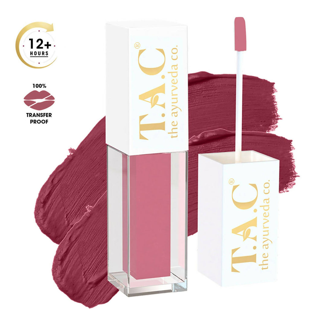 TAC - The Ayurveda Co. Liquid Matte Nude Lipstick