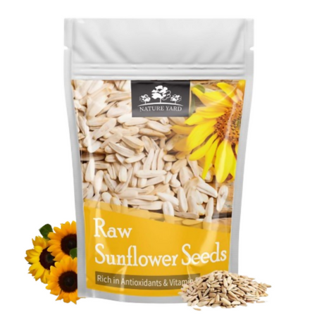 Nature Yard Raw Sunflower Seeds (Surajmukhi Ke Beej)