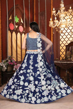 Eilara Flower Designer Lehenga For Wedding Reception