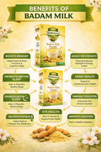 VedaRasa Badam Milk Powder Instant Almond Drink Mix - Distacart