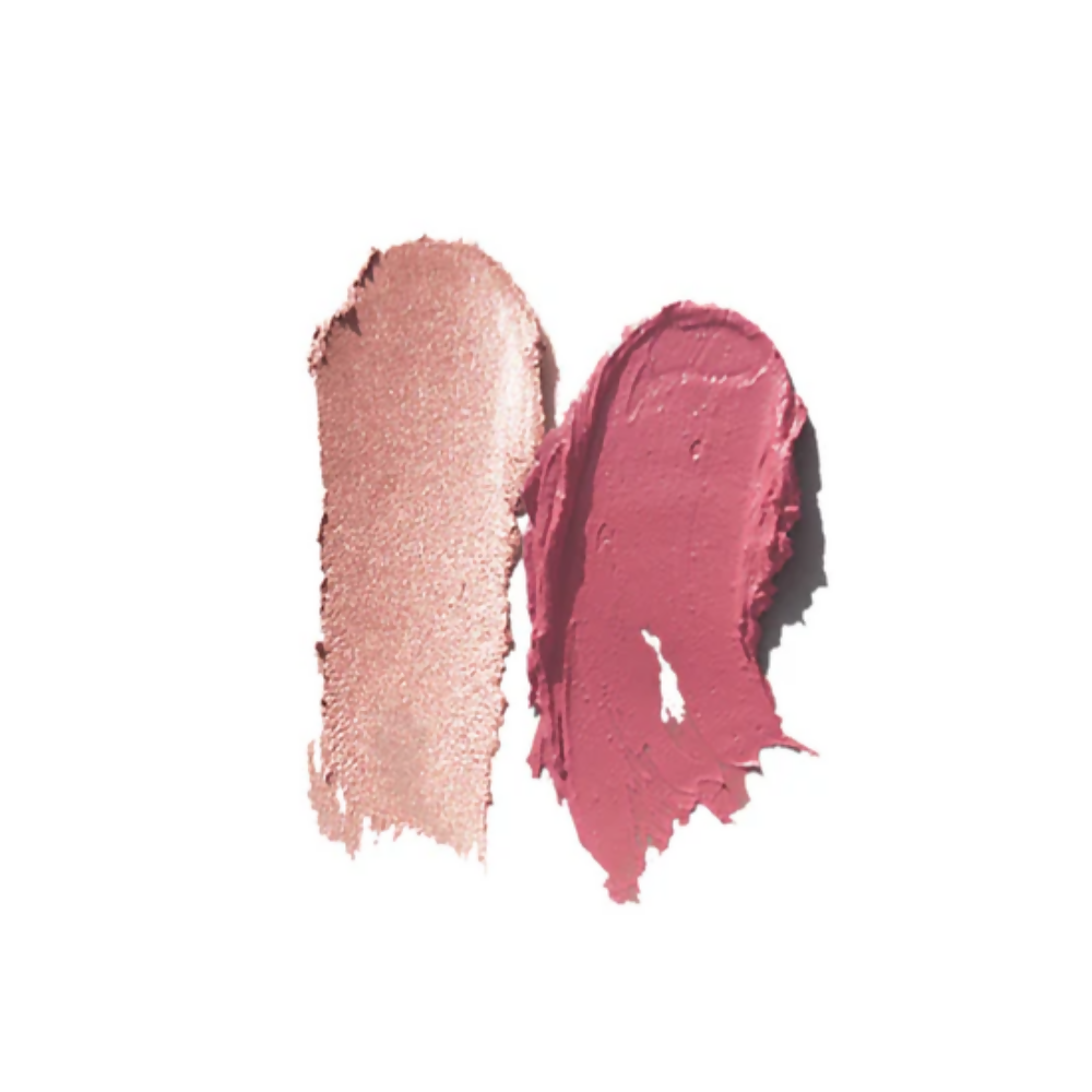 Ruby's Organics Crème Duo (Blush + Highlighter) - Deep Rose + Illuminate