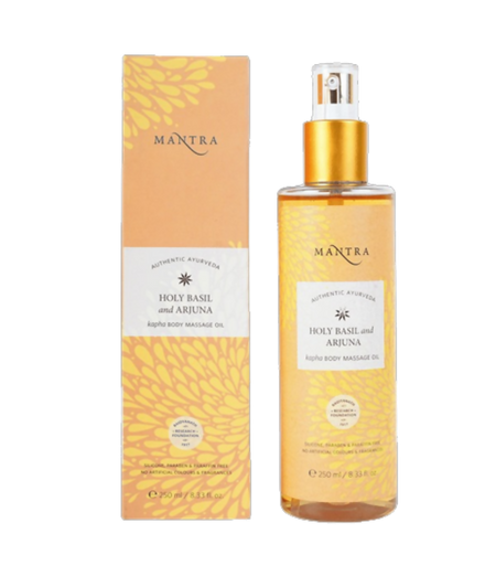 Mantra Herbal Holy Basil and Arjuna Kapha Body Massage Oil
