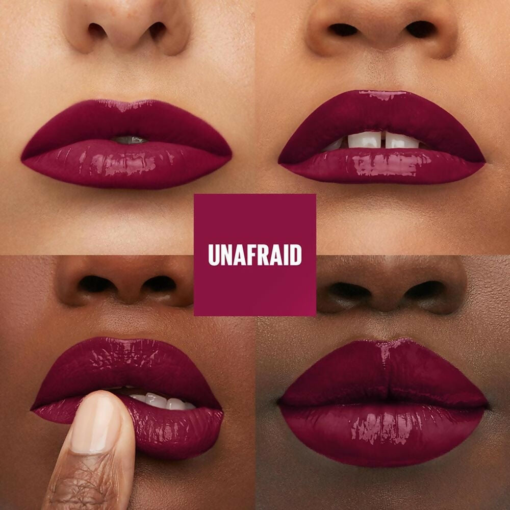 Maybelline New York Super Stay Vinyl Ink Liquid Lipstick, Instant Shine Lasts Up To 16H - Unafraid