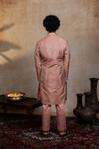 Semi Pattu Copper Balaji Ratna Pattu Set By Hilo Design