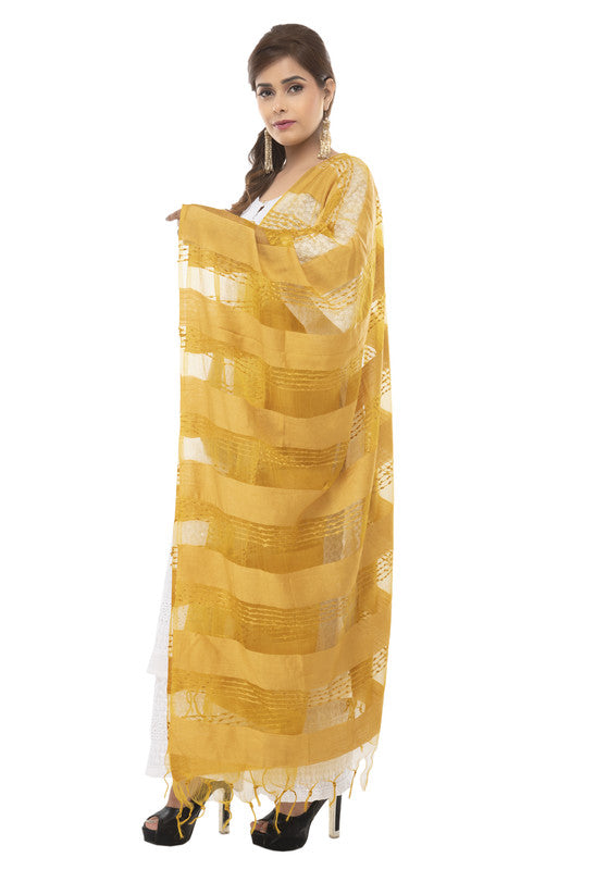 Mominos Fashion Moeza Cotton Payal Design Golden Dupatta