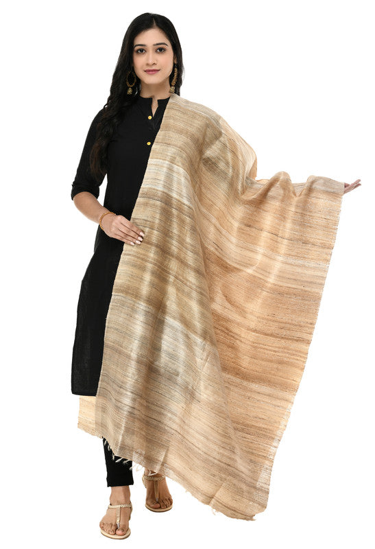 Mominos Fashion Moeza Pure Ghichcha Silk Tussar Dupatta
