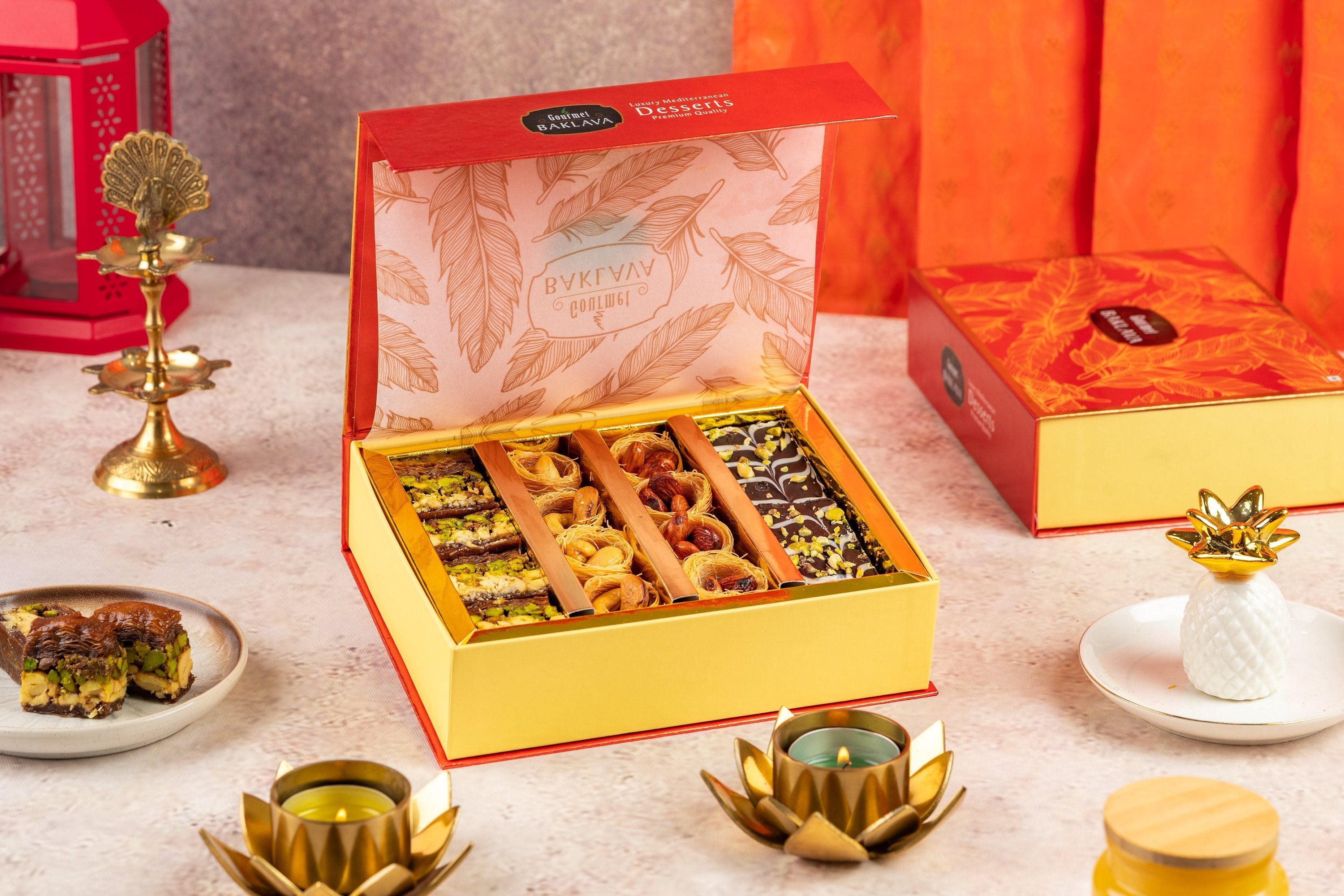 Gourmet Baklava Chocolate Gift Box - Distacart