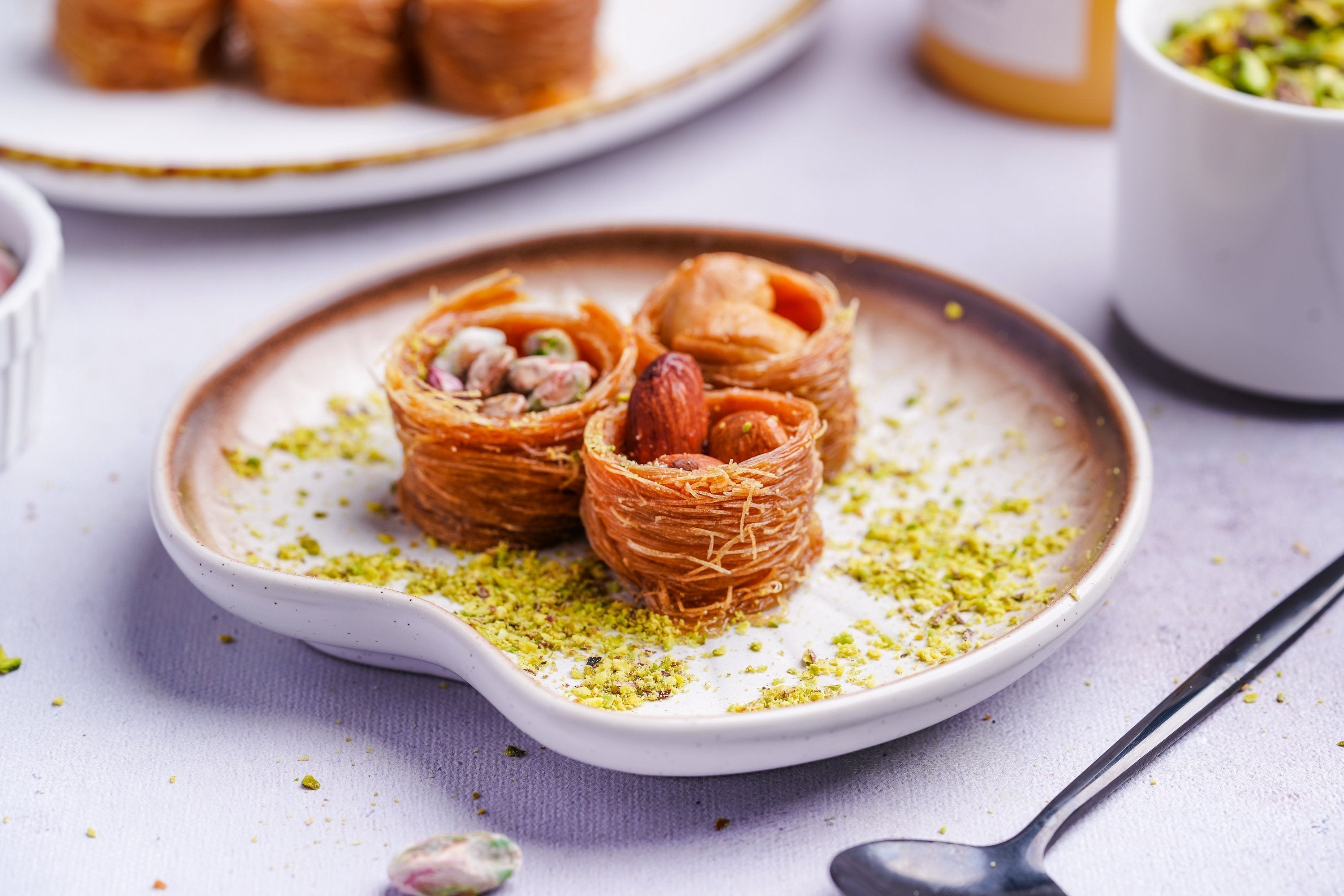 Gourmet Baklava Crescent Gift Box Of Assorted Nest Baklava - Distacart