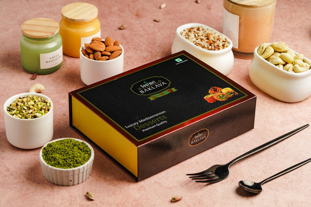 Gourmet Baklava Classic Gift Box Of Assorted Nest Baklava - Distacart