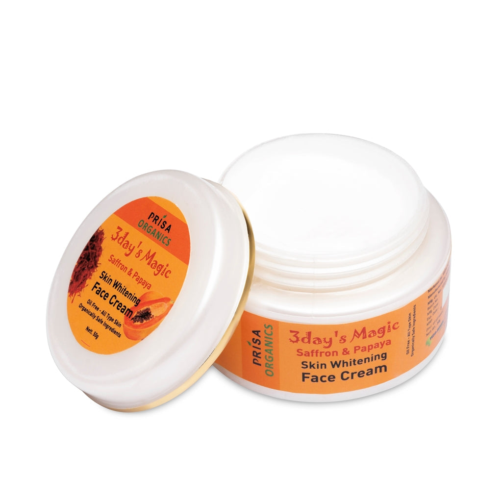 Prisa Organics 3 Day's Magic Face Cream - Distacart