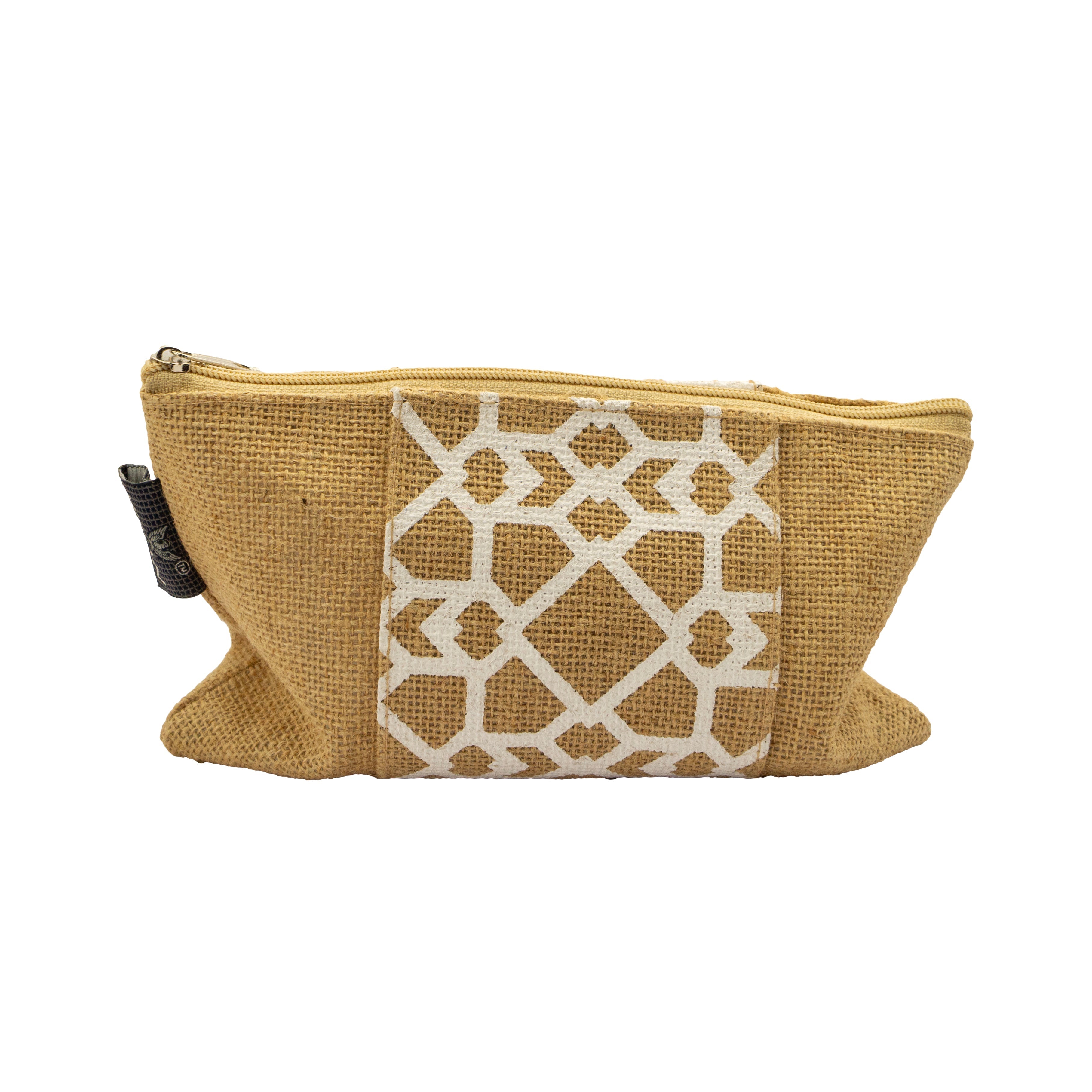 MiDazzle Jute Zipper Pouch JdJZP2001
