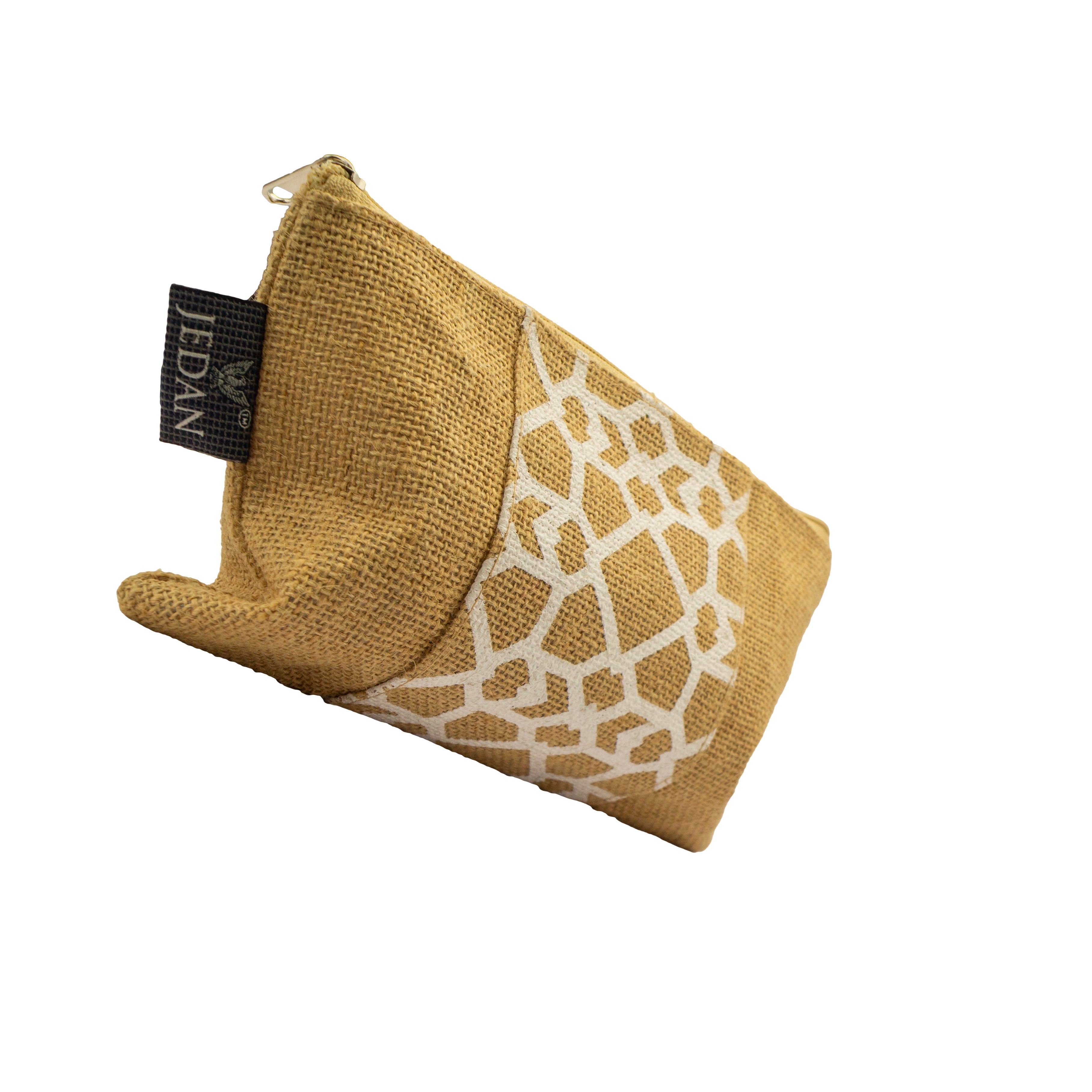 MiDazzle Jute Zipper Pouch JdJZP2001