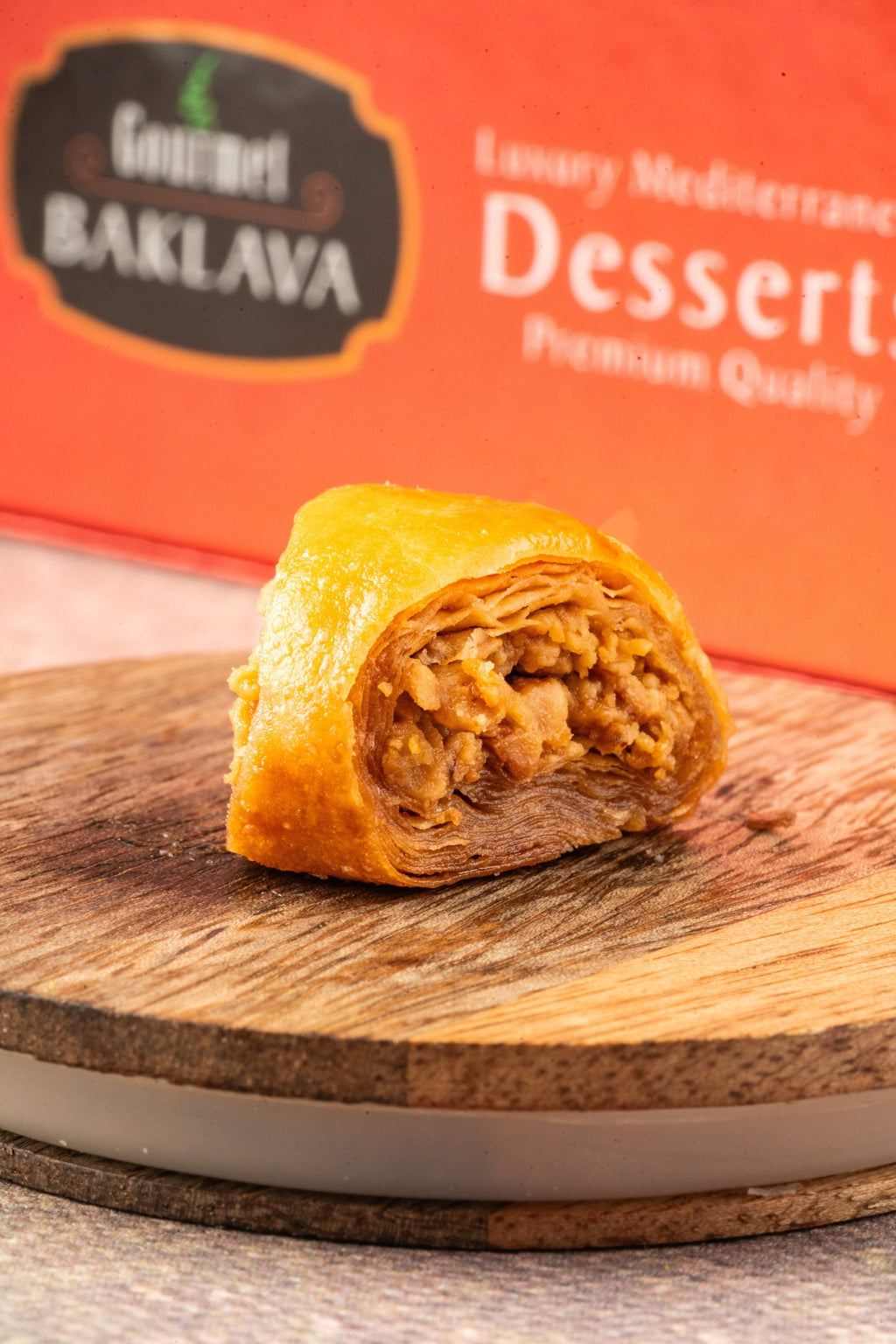 Gourmet Baklava Golden Hamper Box - Distacart