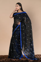 Very Much Indian Pure Linen Saree With Sleek Border and Exclusive Design - Distacart