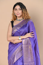 Very Much Indian Exclusive Pure Moonga Tussar Silk Saree With Beautiful Border