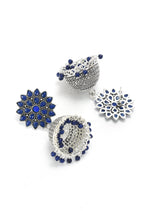 Mominos Fashion Joharkamal Kundan work Jhumka with Blue Beads - Distacart