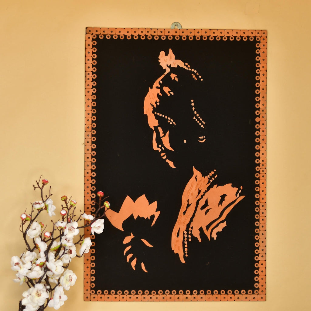 Sowpeace Terracotta light and shadow wall art - Distacart