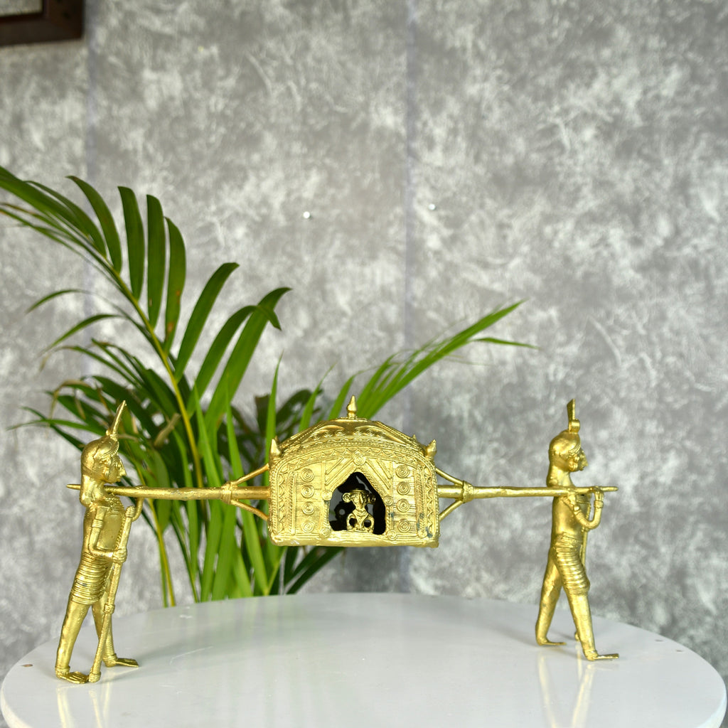 Sowpeace Brass Dhokra Art Wedding Palki: Elite Décor - Distacart