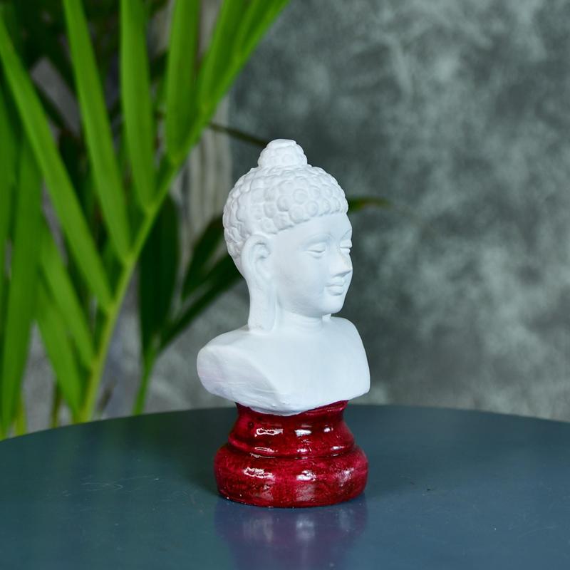 Sowpeace Terracotta Buddha's Serene Gaze - Distacart