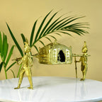 Sowpeace Brass Dhokra Art Wedding Palki: Elite Décor - Distacart