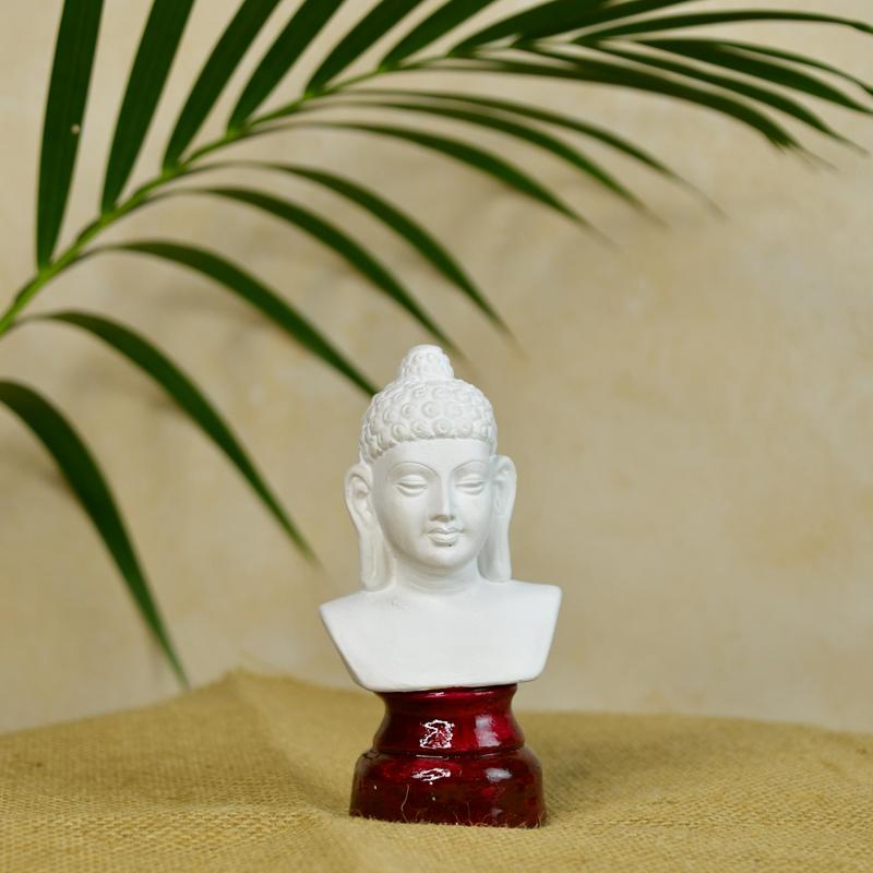 Sowpeace Terracotta Buddha's Serene Gaze - Distacart