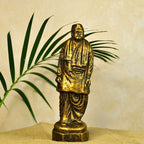 Sowpeace Premium Terracotta Subhash Chandra Bose Abstract Tabletop Statue - Distacart