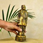 Sowpeace Premium Terracotta Subhash Chandra Bose Abstract Tabletop Statue - Distacart