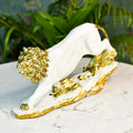 Sowpeace Resin Leaping Lion - Distacart