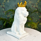 Sowpeace White Lion Showpiece - Distacart