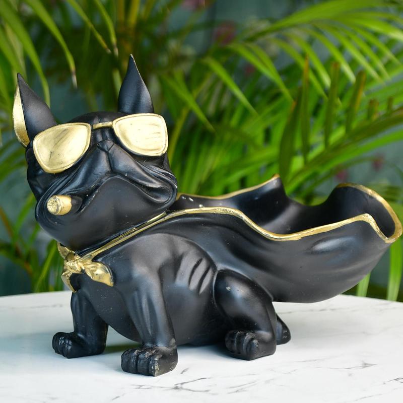 Sowpeace Resin Caped Dog Showpiece - Distacart