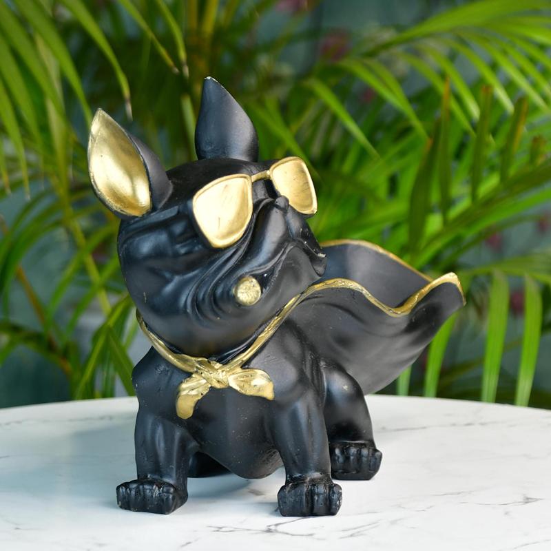 Sowpeace Resin Caped Dog Showpiece - Distacart