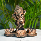 Ganesh Resin Candle Holder by Sowpeace / Artisan Home Decor & Showpiece - Distacart