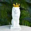 Sowpeace White Lion Showpiece - Distacart