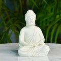 Sowpeace White Resin Buddha - Distacart