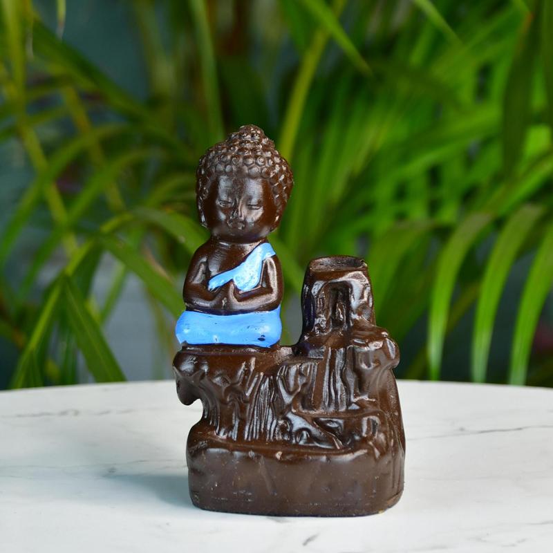 Sowpeace Blue Buddha Smoke Decor - Distacart