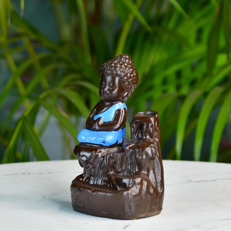 Sowpeace Blue Buddha Smoke Decor - Distacart
