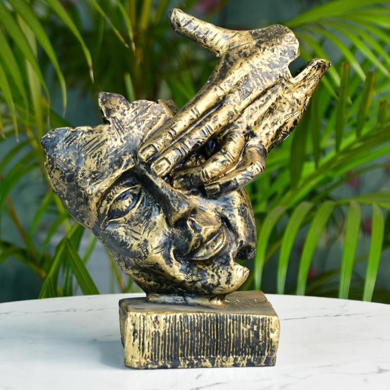 Sowpeace Resin Hand/on/Face Sculpture – Trendy Home Decor Accent & Unique Gift Idea - Distacart