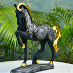 Sowpeace Resin Stallion Showpiece - Distacart