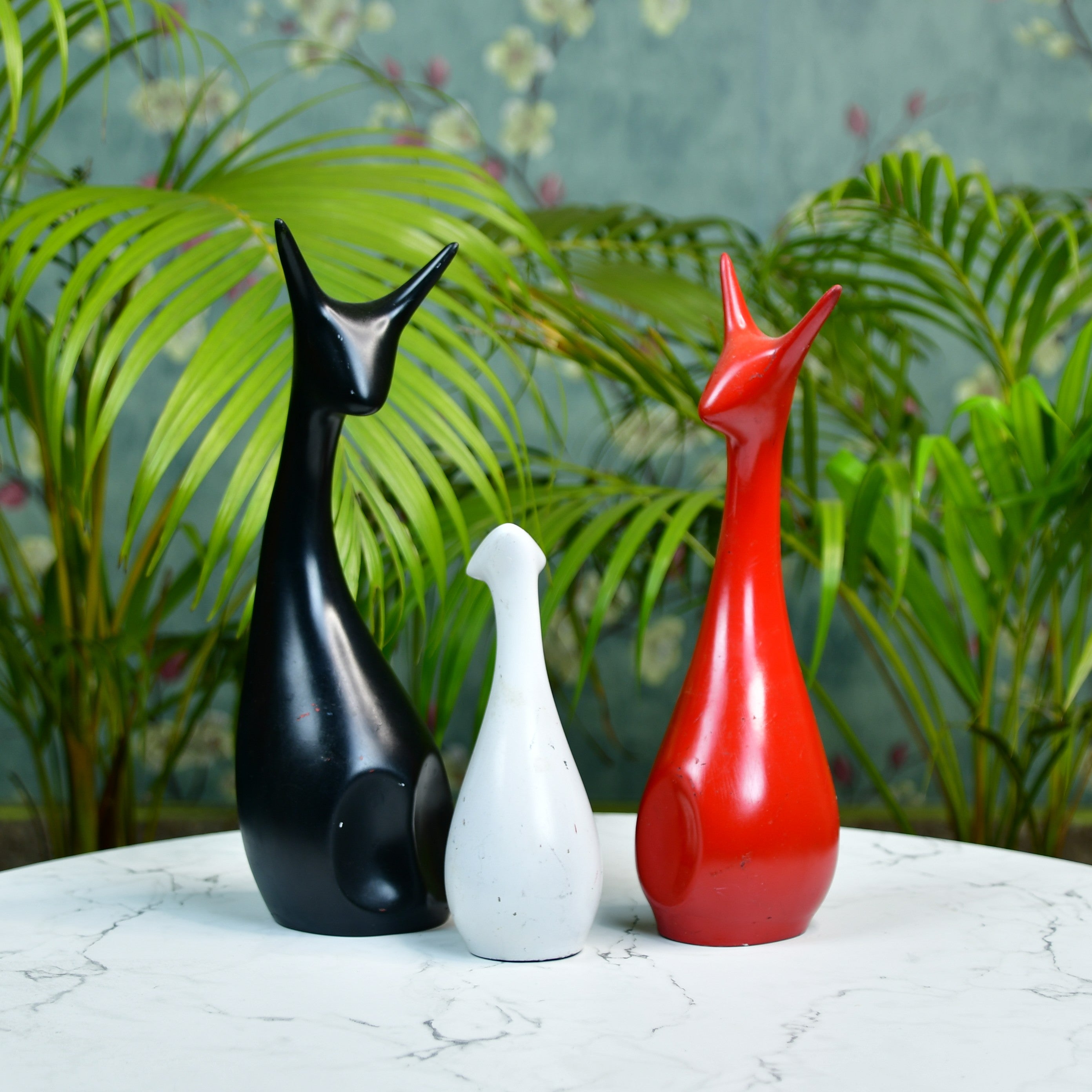 Sowpeace Resin Cat Trio - Distacart