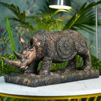 Sowpeace Resin Rhino Decor - Distacart
