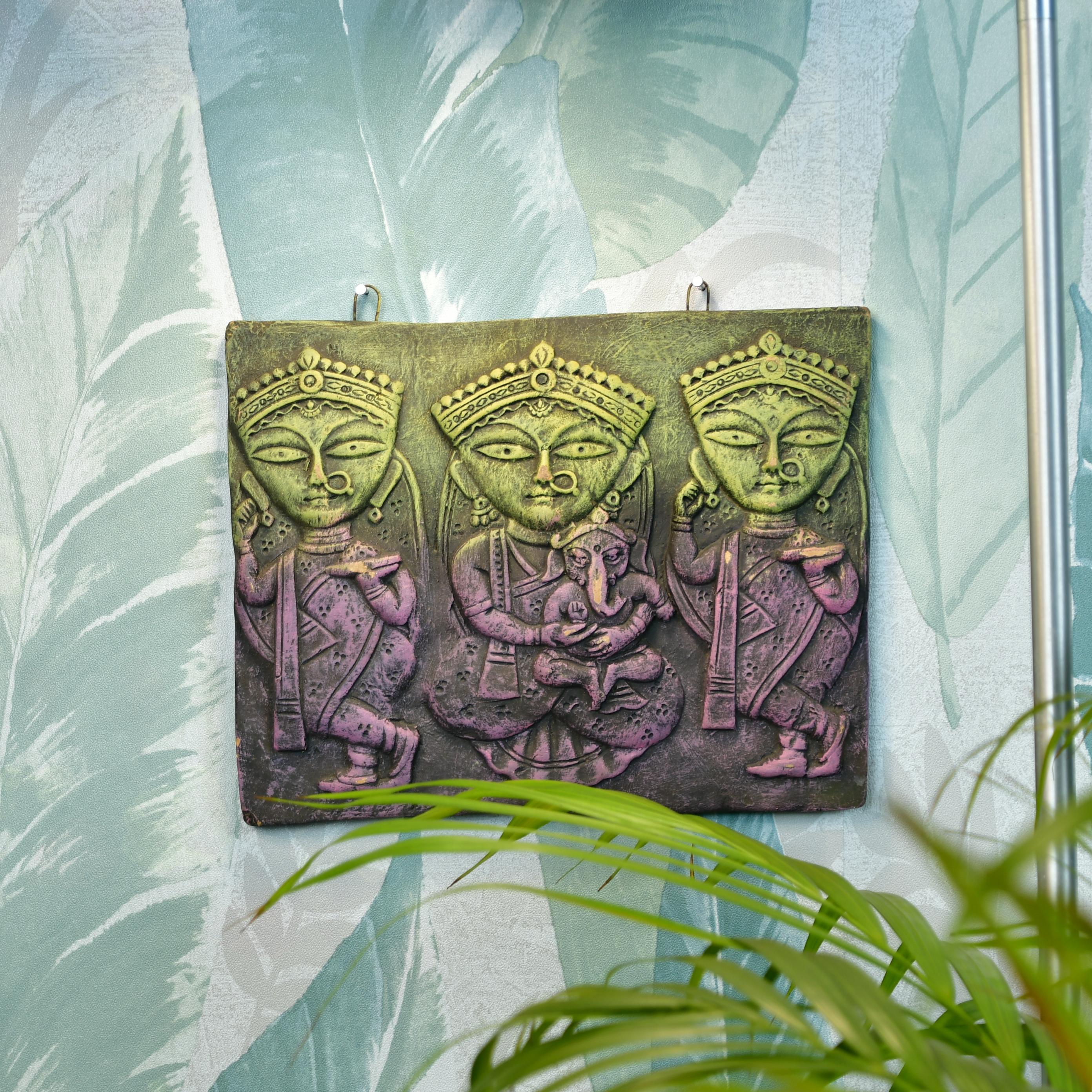 Sowpeace Premium Terracotta Jamini Roy Abstract Wall Art Decor - Distacart