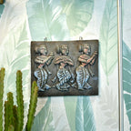 Sowpeace Premium Terracotta Abstract Three Women Wall Art - Distacart