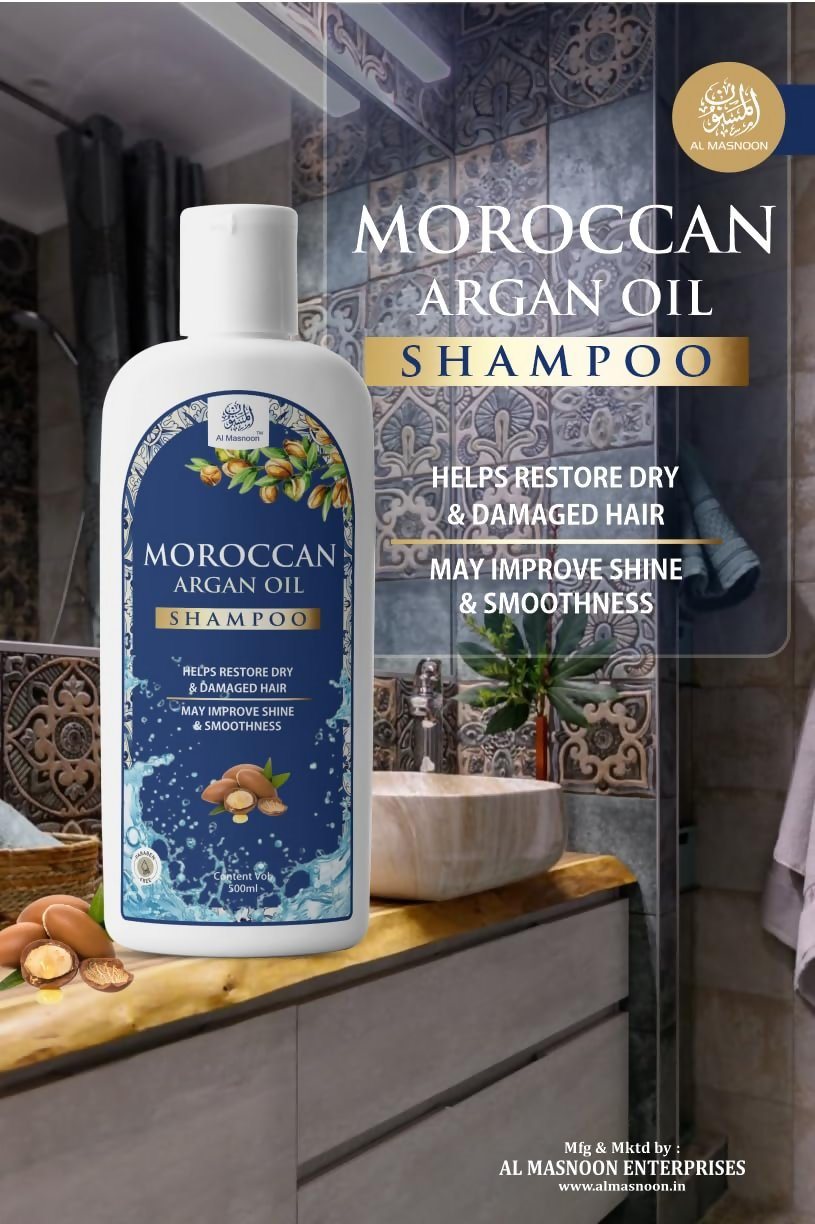 Al Masnoon Moroccan Argan Oil Shampoo - Distacart