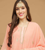 Joban Fashion Lite Beige Georgette Lehenga Set