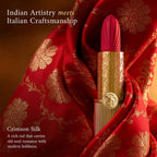 Kay Beauty x Falguni Shane Peacock Luxe Matte Lipstick - Crimson Silk - Distacart