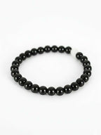 NVR Unisex Black & White Crystal Beaded Bracelet - Distacart