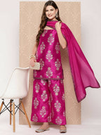 Ahalyaa Women's Traditional wear Kurta Set - Pink