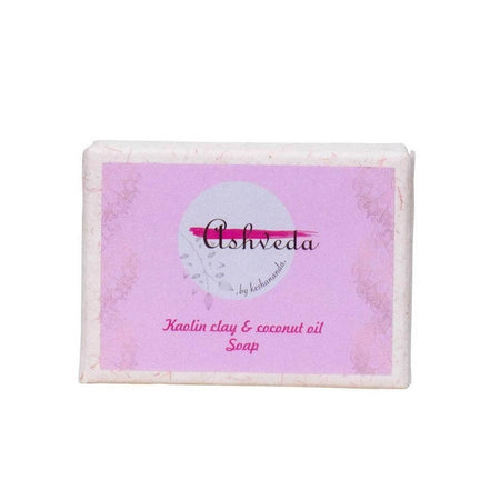 Keshananda Ashveda Kaolin Clay & Coconut Oil Soap