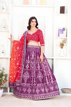 Lehenga Mart Designer Wedding Lehenga Choli For Women - Multicolor